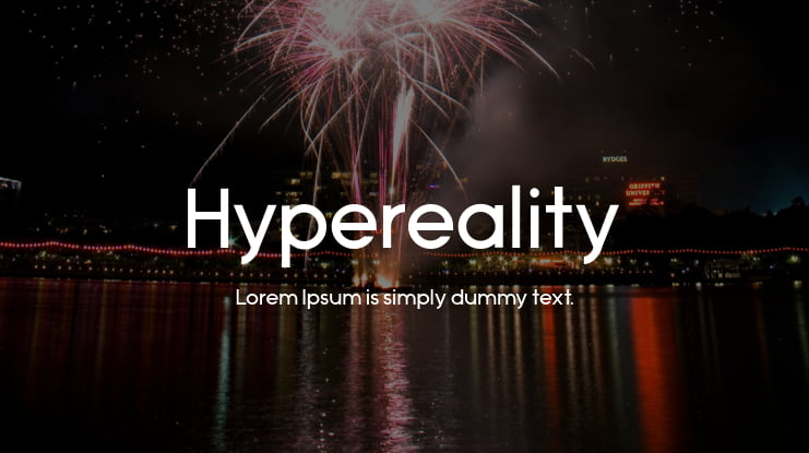 Hypereality Font