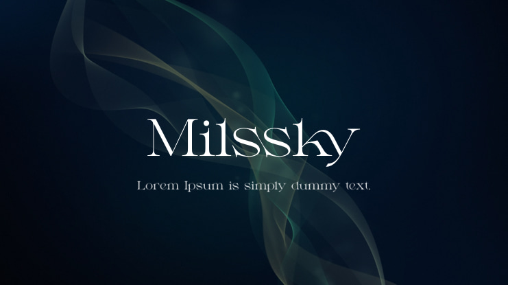 Milssky Font