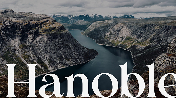 Hanoble Font