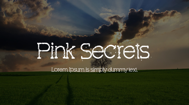 Pink Secrets Font