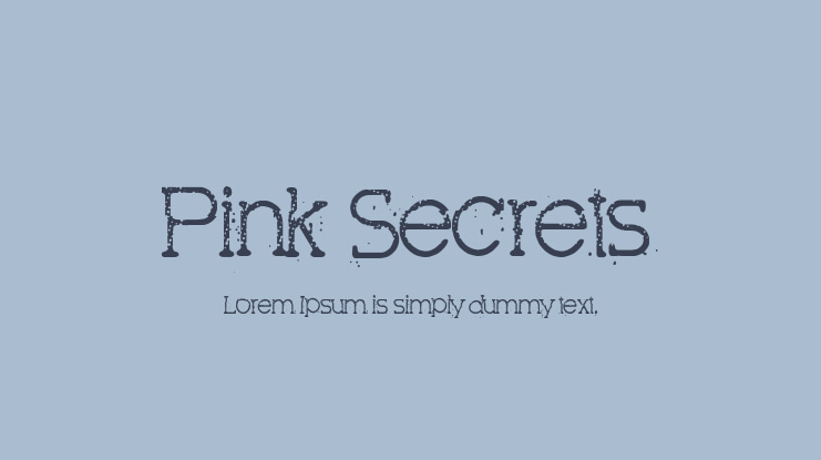 Pink Secrets Font