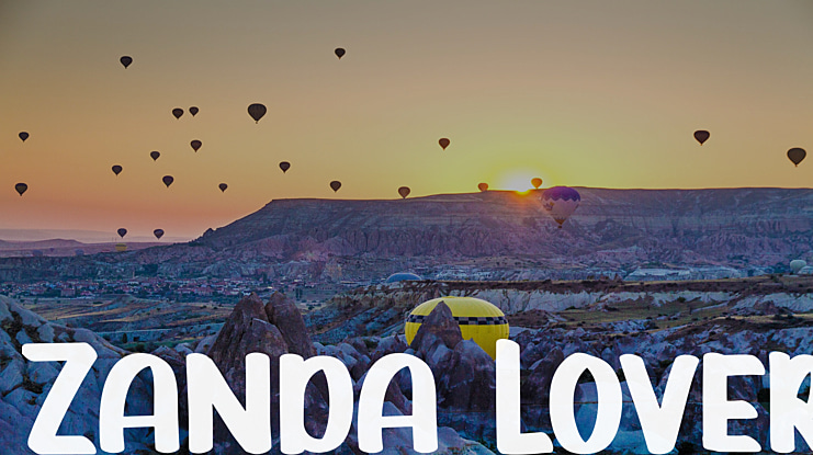Zanda Lover Font