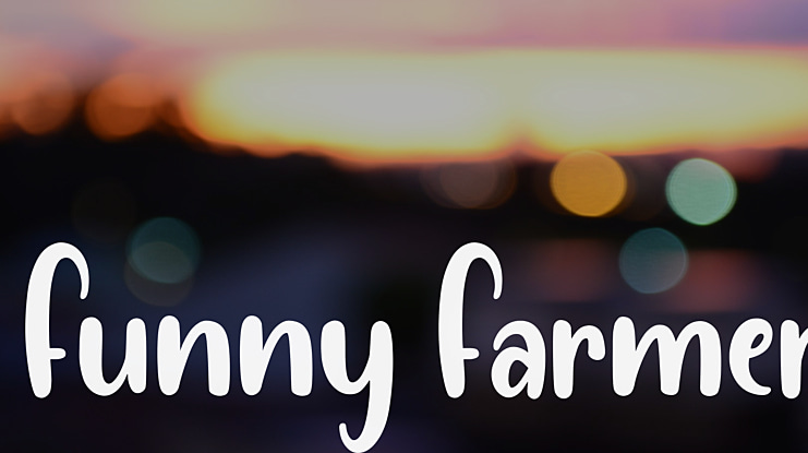 Funny Farmer Font