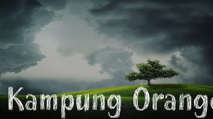 Kampung Orange Font
