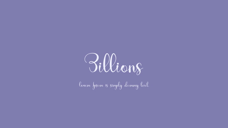 Zillions Font
