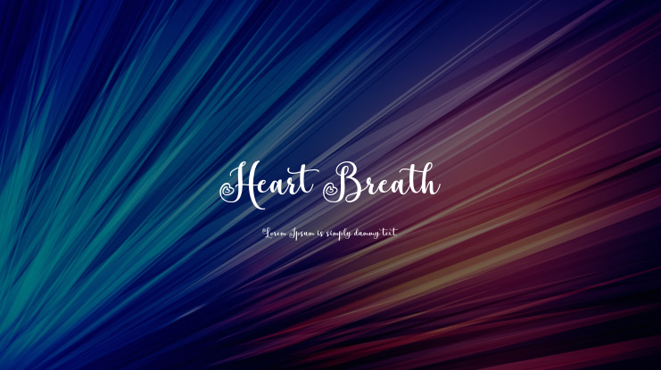 Heart Breath Font