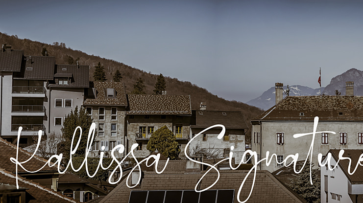 Kallissa Signature Font