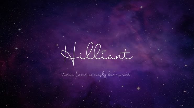 Hilliant Font