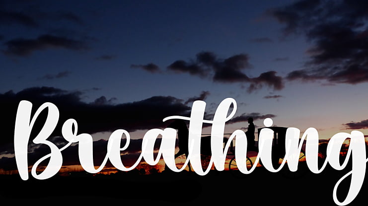 Breathing Font