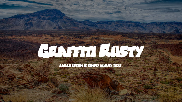 Graffiti Rusty Font Family
