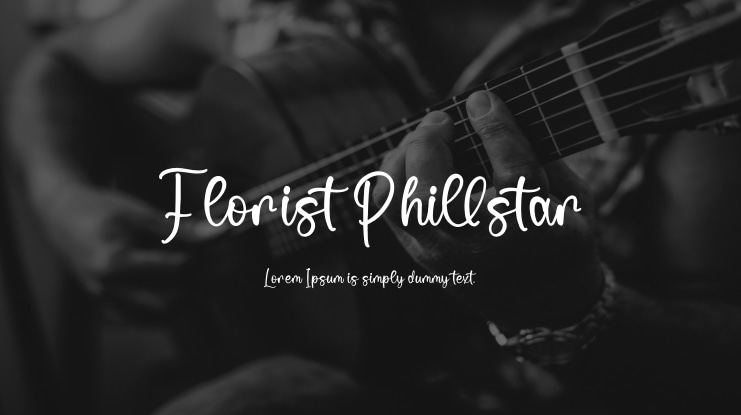 Florist Phillstar Font