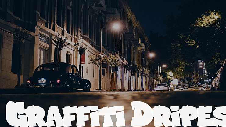Graffiti Dripes Font Family