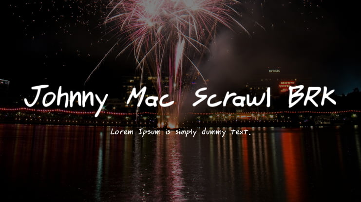 Johnny Mac Scrawl BRK Font