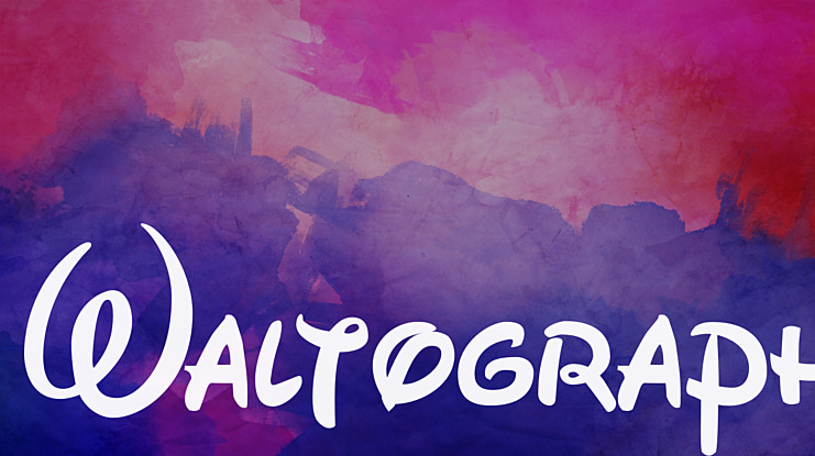 All Disney Font Family