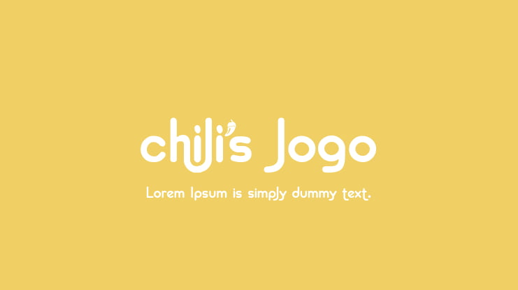 chili's logo Font