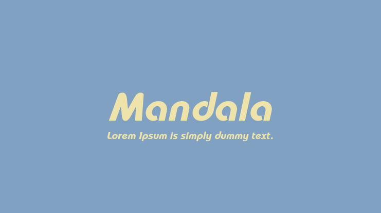 Mandala Font Family