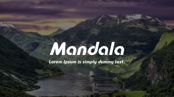 Mandala Font Family