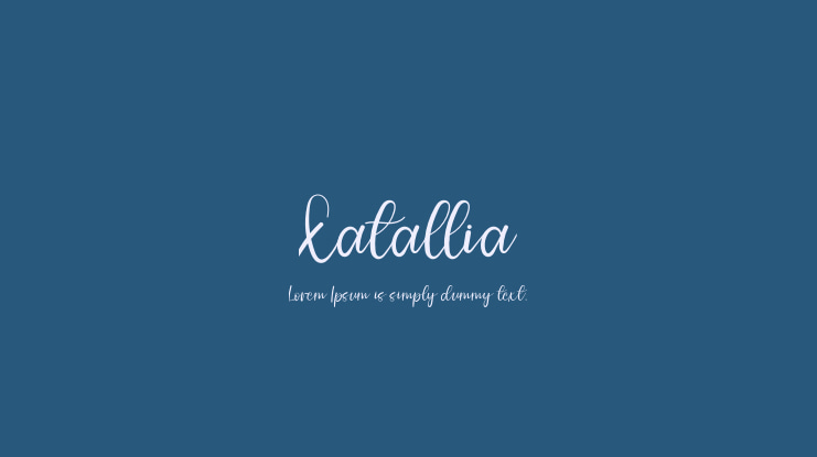 Xatallia Font