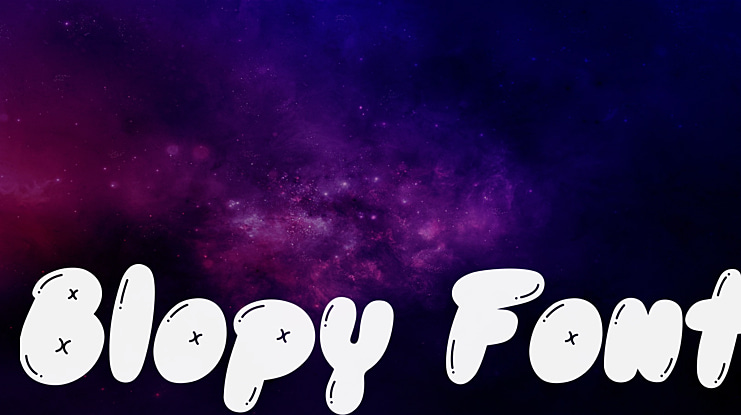 Blopy Font