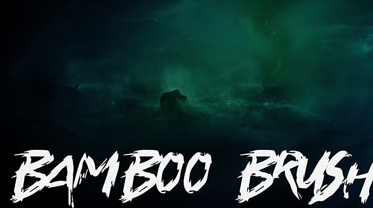 BAMBOO BRUSH Font
