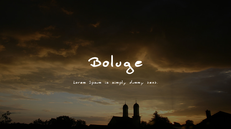 Boluge Font
