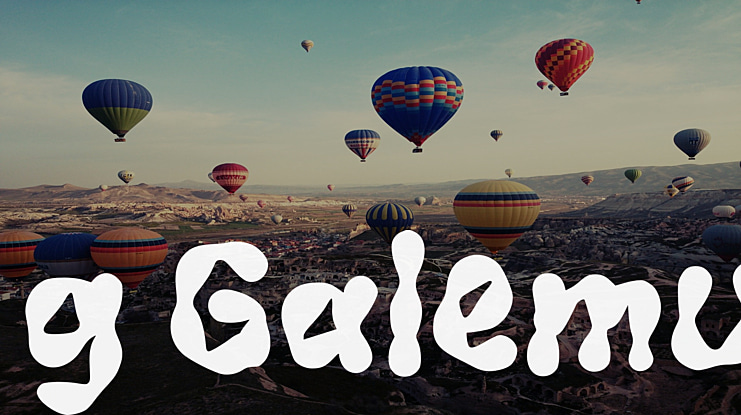 g Galemu Font