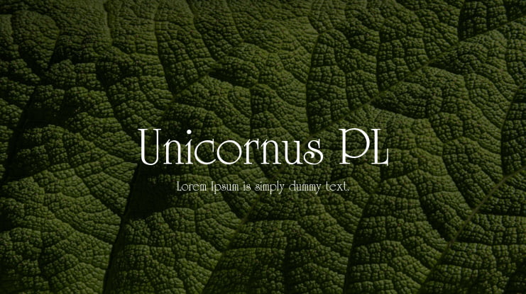 Unicornus PL Font