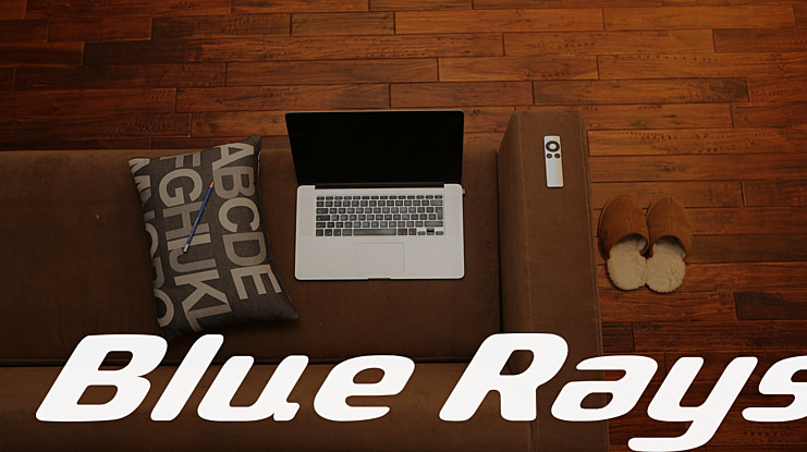 Blue Rays Font