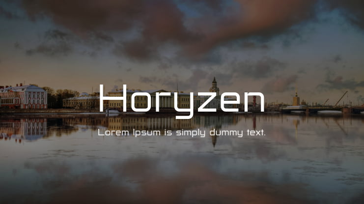 Horyzen Font Family
