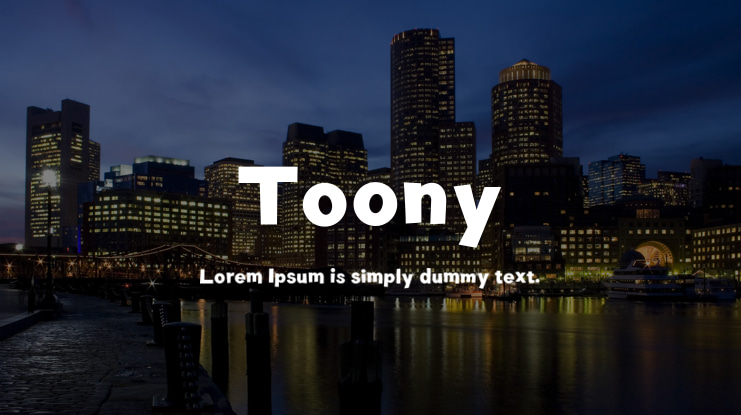 Toony Font
