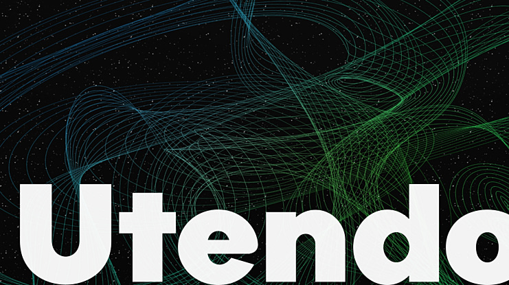 Utendo Font Family