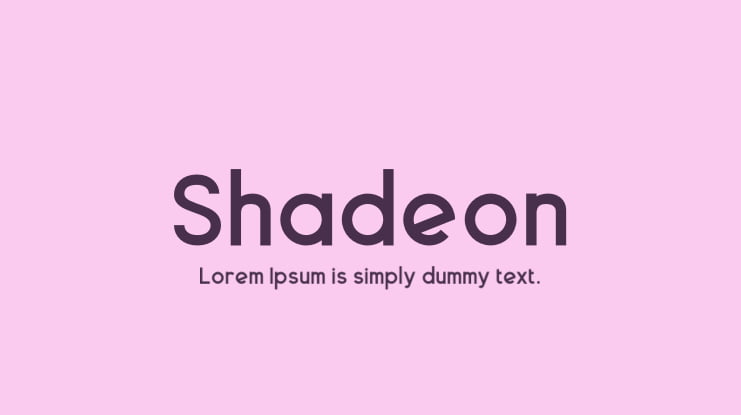 Shadeon Font