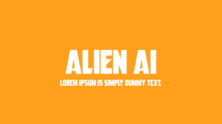Alien AI Font Family