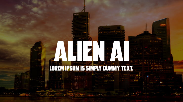 Alien AI Font Family