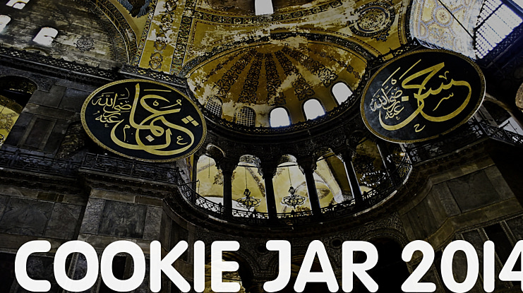 Cookie Jar 2014 Font