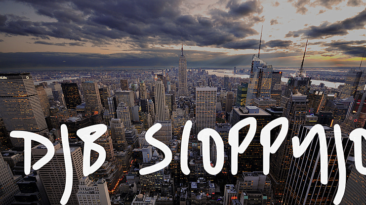 DJB Sloppyjo Font