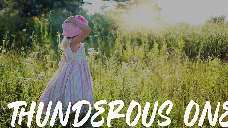Thunderous One Font Family