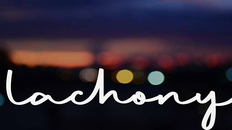 Lachony Font