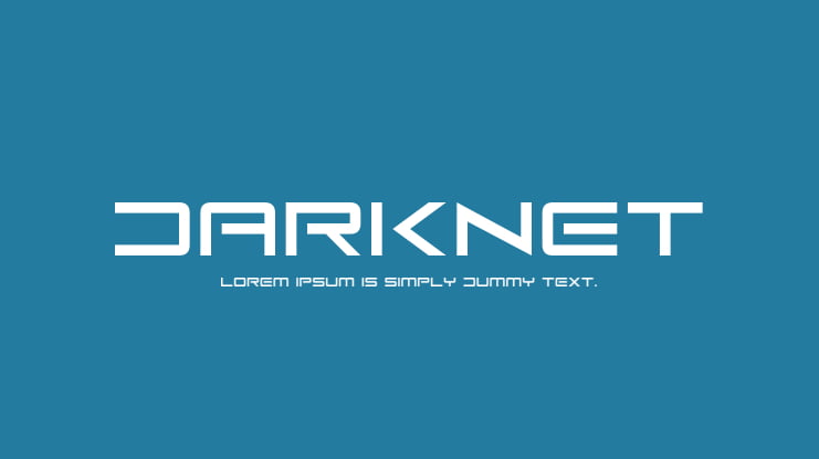 DarkNet Font Family
