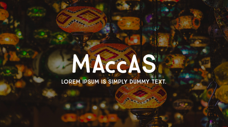 Maccas Font Family