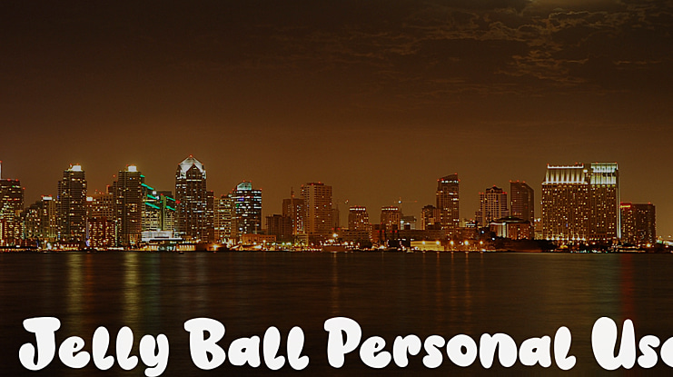 Jelly Ball Personal Use Font