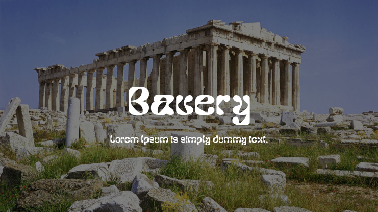 Bavery Font