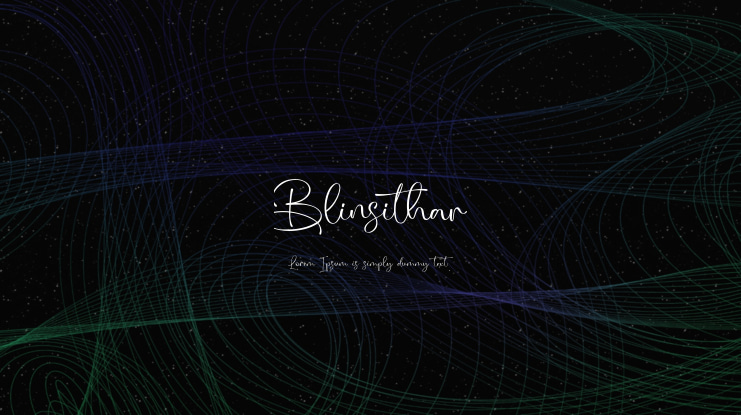 Blinsithar Font