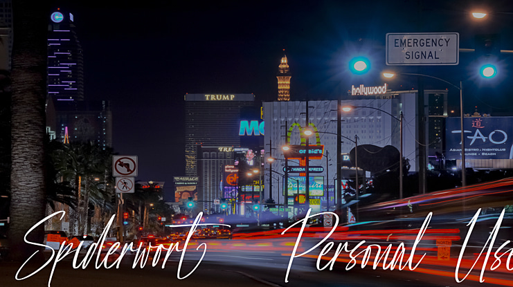 Spiderwort Personal Use Font