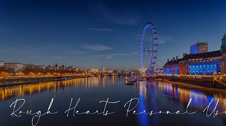 Rough Hearts Personal Use Font