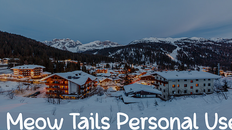 Meow Tails Personal Use Font