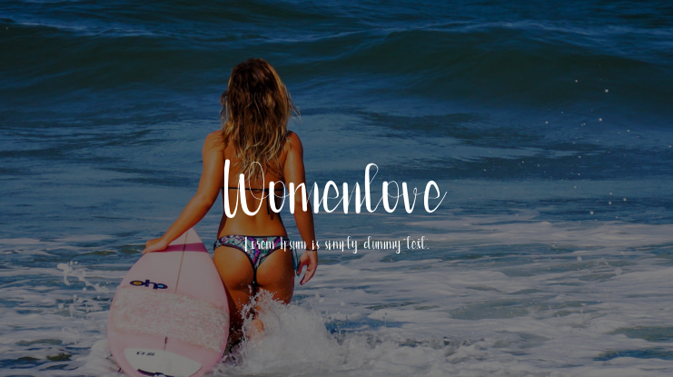 Womenlove Font