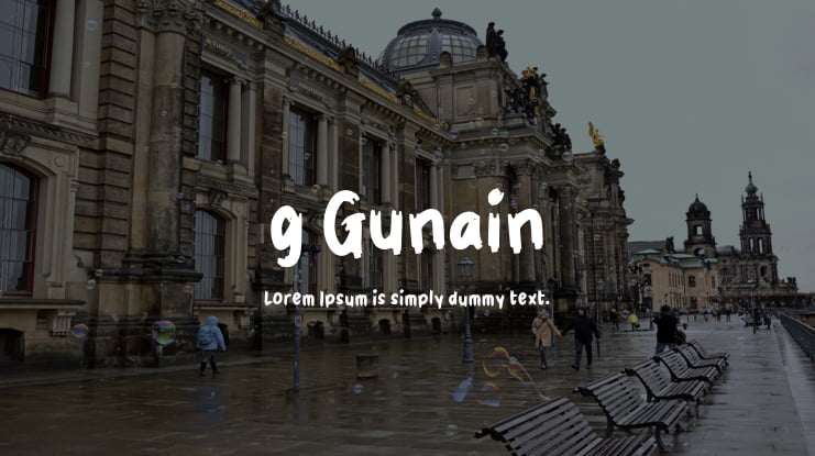 g Gunain Font