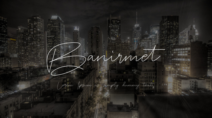 Banirmet Font