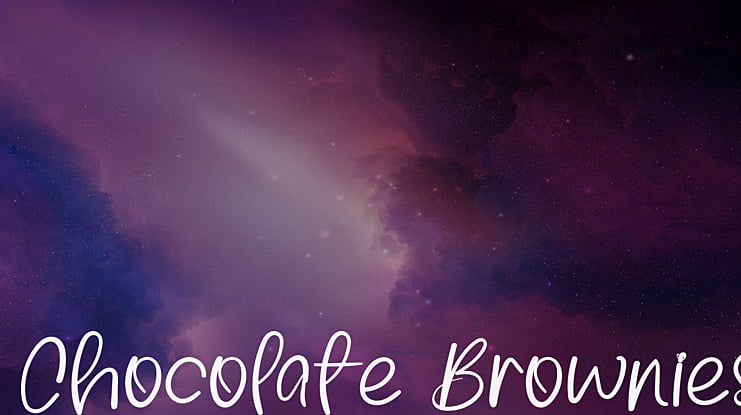 Chocolate Brownies Font